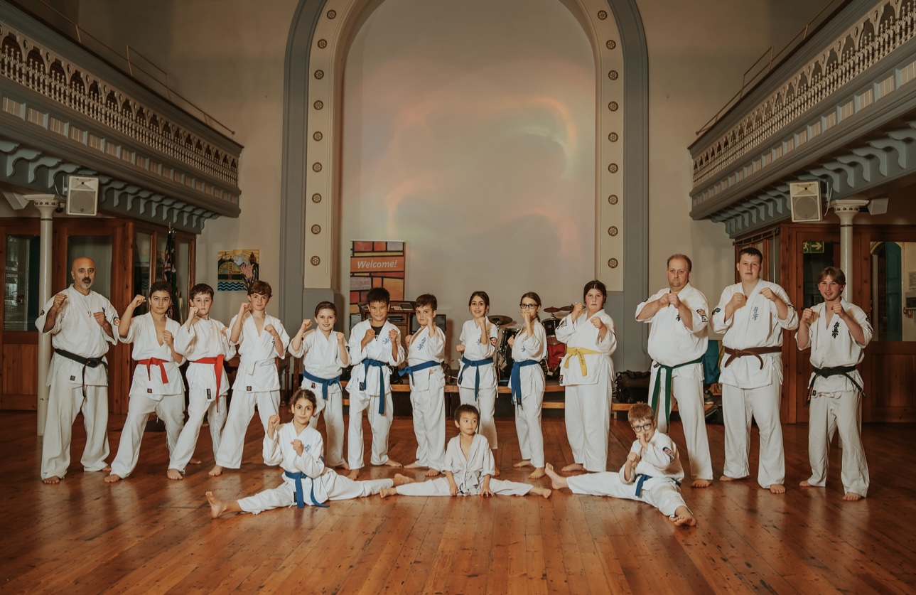 Advanced kata demonstration by senior student
